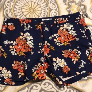 Floral print shorts
